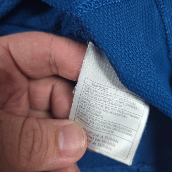 Nike Golf Dri-FIT Polo Shirt Royal Blue Short Sleeve Men's Medium - Picture 5 of 15